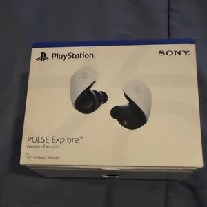 Sony PlayStation Pulse Explore Earbuds in Black and White